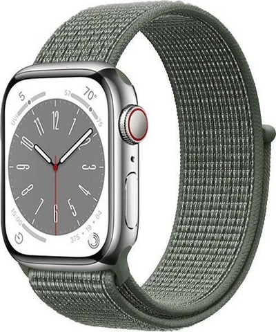 Rrip sportiv Crong Nylon për Apple Watch 42/44/45/49 mm, jeshile military