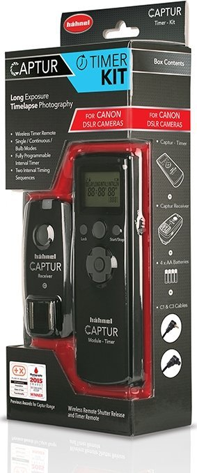 Telekomandë pa tela Hahnel Captur Timer Kit për kamera Canon, 2.4GHz