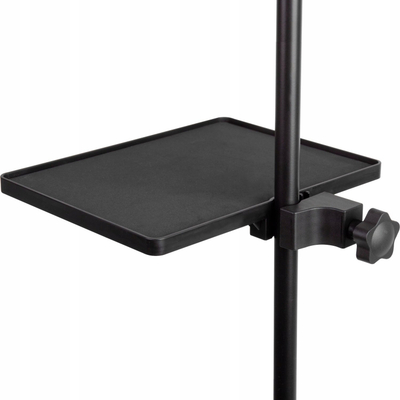 Raft për stativ mikrofoni Mozos TNIA2, 245×185 mm, plastikë ABS, i zi