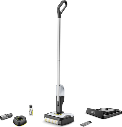 Fshesë me avull Karcher FC 2-4 Battery Set, pa kabllo, 0.2L, e bardhë