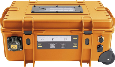 Valixhe portative energjie B&amp;W Energy Case Pro1500, 500W, me rrota, portokalli