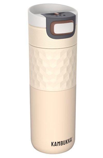 Termus Kambukka Etna Grip, 500 ml, çelik inox, bezhë e çelur