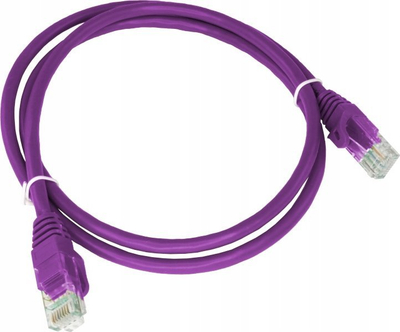 Мрежен кабел Алантек Пач корд Cat.6A U UTP, 2m, LSOH, виолетов