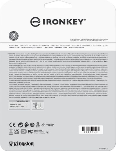Flash drive Kingston IronKey Vault Privacy 50, 512 GB