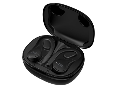 Kufje pa tela JVC HA-EC25T, Bluetooth 5.1, IPX5, të zeza