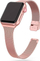 Rrip ore Tech-Protect Thin Milanese për Apple Watch 38 40 41mm, çelik inox, magnetik, rozë metalik