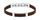 Byzylyk për meshkuj Trussardi T-Leather TJAXZ06, i argjendtë/ i kaftë