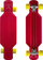 Skateboard Master 29", kuadro alumini Heavy Duty, ABEC 5, i kuq