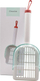 Lopatë pastrimi për mace Rotatable Litter Scoop, ergonomike, plastike, gri