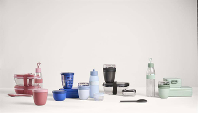 Kuti dreke Mepal Ellipse Duo, 1.4L, plastike, e zezë nordike