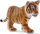 Figurë Schleich Wild Life Tiger Cub 14730, lodër për me mësu, këlysh tigri portokalli