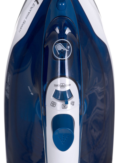 Hekur me avull Tefal FV2838 Express Steam, 2400W, goditje avulli 180 g/min, blu
