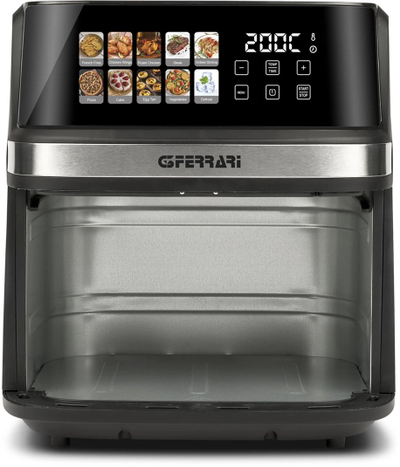 Fritezë ajri G3 Ferrari Friggisano 8L, 1700W, me panel me prekje, e zezë