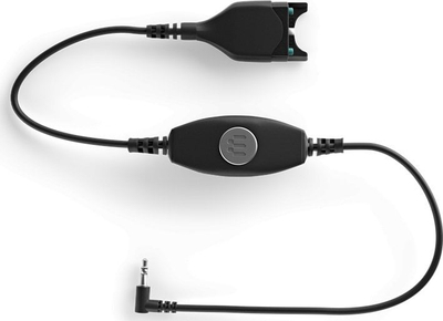 Kabllo adapter EPOS Cmb 01 Ctrl, Easy Disconnect në 3.5mm 4 pole, e zezë