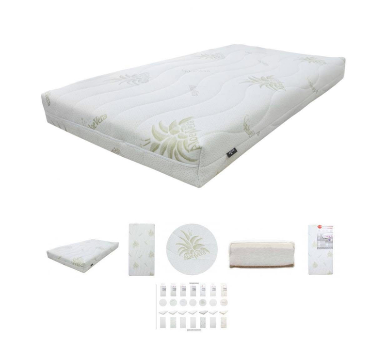 Dyshek për fëmijë Baby Center Melandi AloeVera, 120x60cm, i bardhë