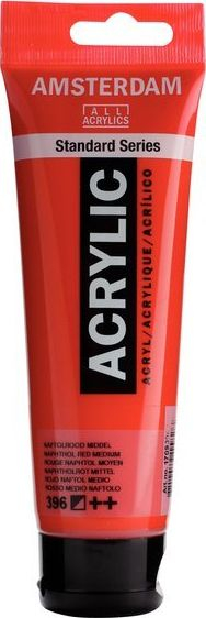 Bojë akrilike Amsterdam Standard Series, Naphthol Red Medium 396, 120 ml, e kuqe