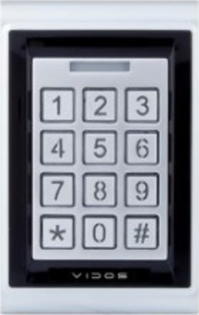 Kod-kapak me RFID Vidos ZS50, IP65, metalik, gri