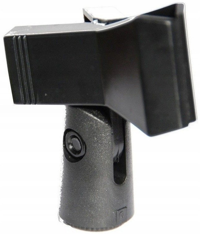 Kapëse mikrofoni STAND4me MIC1, për diametër 22–26 mm, plastike ABS, e zezë