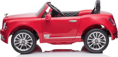 Makina elektrike për fëmijë Lean Toys Bentley Mulsanne, 12V, telekomandë, e kuqe me shkëlqim