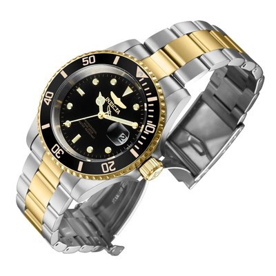 Orë dore për meshkuj Invicta Pro Diver 25973, e argjendtë/artë