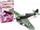 Lodër aeroplan Yokomisiad Hawker Hurricane ZA2588, model për me montu vetë