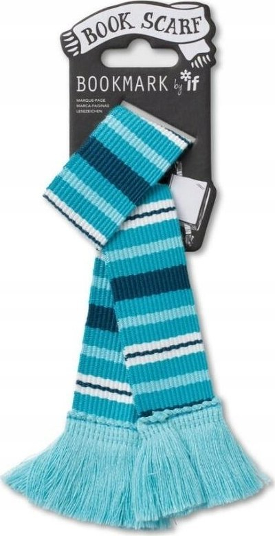 Shenjues libri Book Scarf Bookmark All the Blues, me motiv shalli, nuanca blu