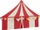 Varëse muri Atmosphera Circus, 4 grepa, MDF, e kuqe bezhë