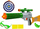 Pushkë lodër Lean Sport Foam Ammunition Rifle, me shënjestër, gri