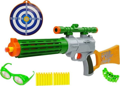 Pushkë lodër Lean Sport Foam Ammunition Rifle, me shënjestër, gri