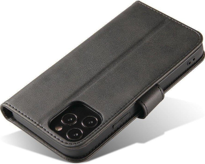 Këllëf magnetik Hurtel për OnePlus Ace, kapak me qëndrim, i zi