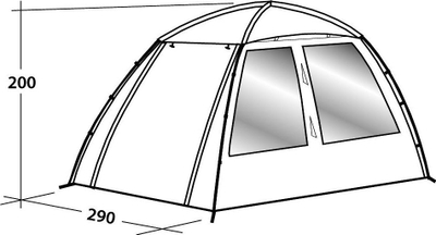 Tendë kampingu Easy Camp Daytent 