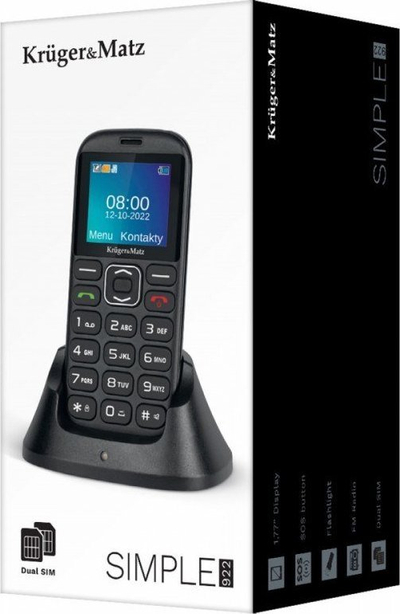 Telefoni Kruger &amp; Matz KM0922 Simple 922, 1.77", 4G, i zi