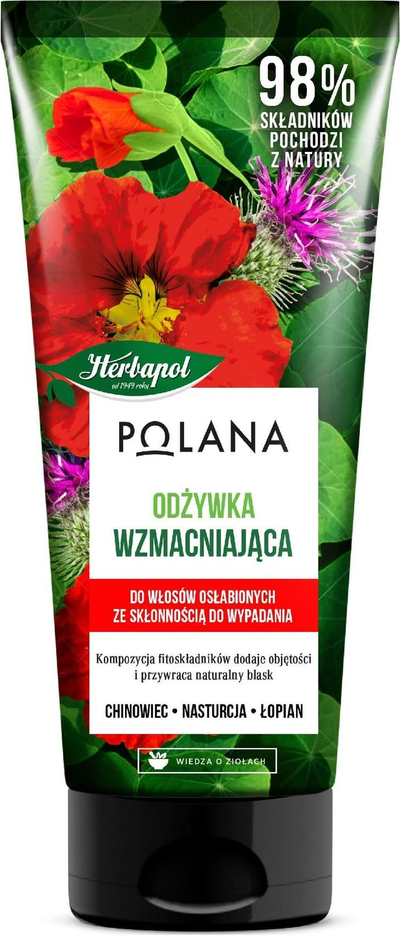 Balsam flokësh Herbapol Polana, për forcim flokësh, 200 ml