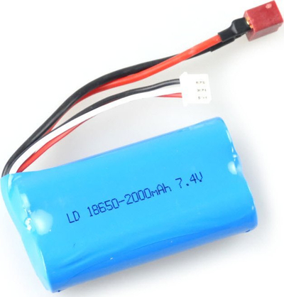 Bateri LiIon Amewi 18650, 7.4V, 2000mAh, blu