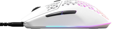 Maus SteelSeries Aerox 3 Snow, i bardhë (2022)