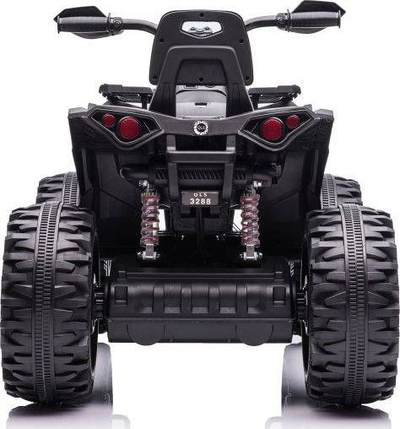 ATV електричен за деца Lean Cars QLS-3288, батерија 12V, тркала Soft EVA, црн