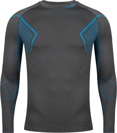 Термо сет за мажи Alpinus Active Base Layer M GT43880, полиестер, со долги ракави, сив со сина