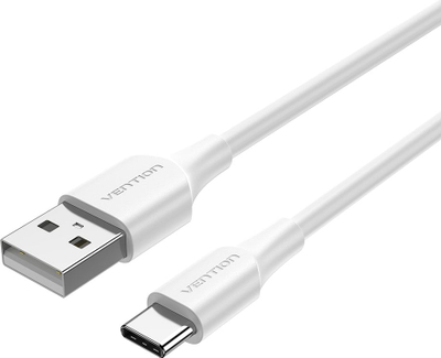 Kabllo USB në USB-C Vention, 1.5 m, 3A, e bardhë