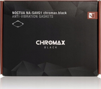Garniturë anti dridhje Noctua NA-SAVG1 chromax.black, 120mm, set me 3 copë, të zeza