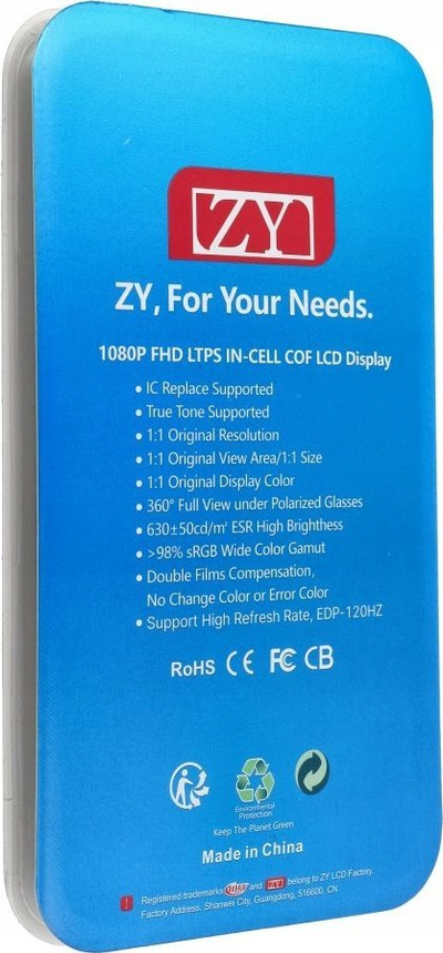 Ekran Zy LTPS për iPhone 13 Pro, LCD me digitizer, i zi