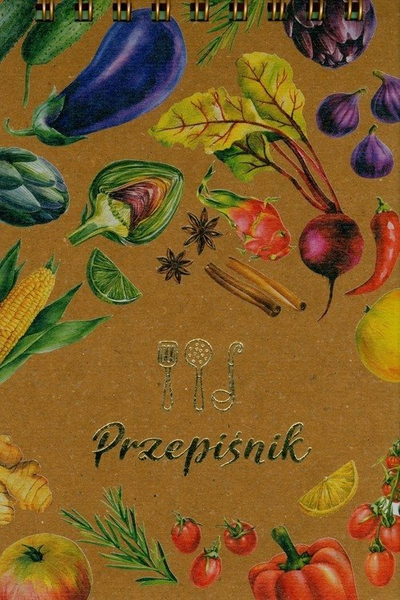 Fletore recetash Greenmink Recipe Book Green to Me, me spirale, kapak kartoni, shumëngjyrëshe