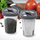 Kavanoz për erëza Status Spice Jar, 320ml, plastikë transparente, kapak i errët