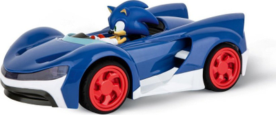 Makina me pult Carrera RC Hedgehog Team Sonic 370201061, shkallë 1:20, 2.4 GHz, blu