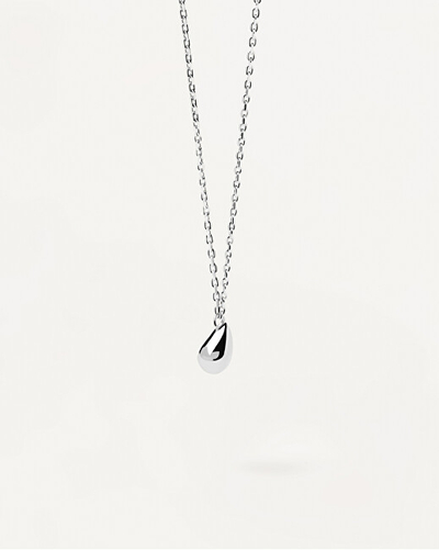 Qafore për femra PDAPAOLA Drop CO02-497, 50 cm, e argjendtë