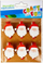 Kapëse druri për zbukurim Craft with Fun, 4 cm, set me 6 copë, me Babadimrin