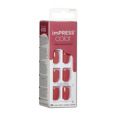 Thonj artificial Kiss imPRESS Color Platonic Pink, 30 copë