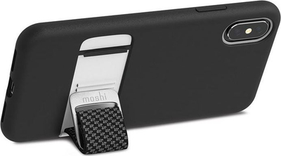 Mbrojtëse Moshi Capto për iPhone Xs / X, me kapëse MultiStrap, e zezë