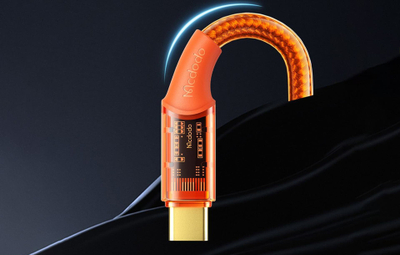 Kabllo USB në USB-C Mcdodo CA-3150, 6A 100W, 1.8m, portokalli