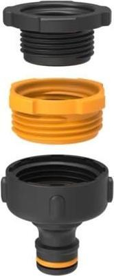 Lidhës rubineti Fiskars Multi Tap Connector FS1027051, universal, plastik, portokalli