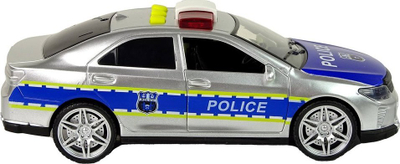 Makine lodër policie Friction Drive 1:14, me drita edhe zëra, ngjyrë argjendi